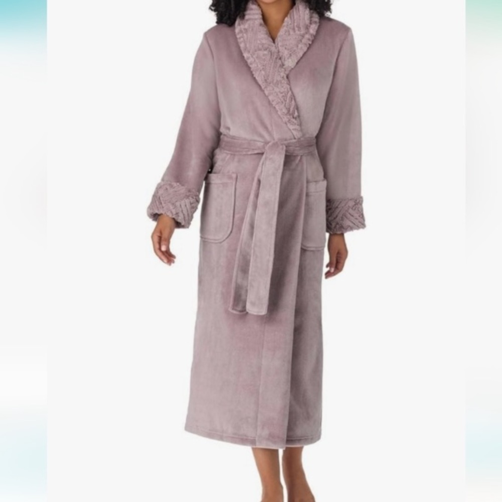Carole Hochman Plush Wrap Robe